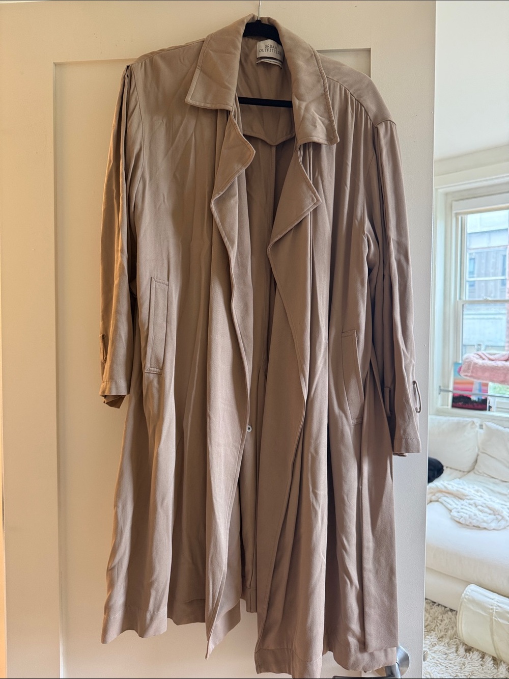 Urban Outfitters Taupe Trench Coat